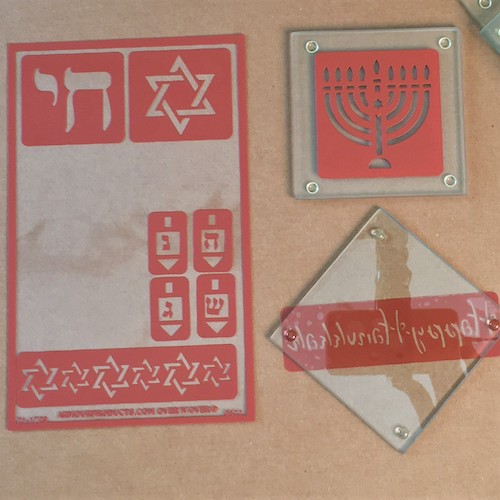 Hanukkah Coaster Set